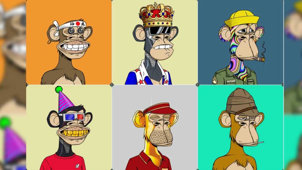 NFTهای مجموعه میمون خسته Bored Apes