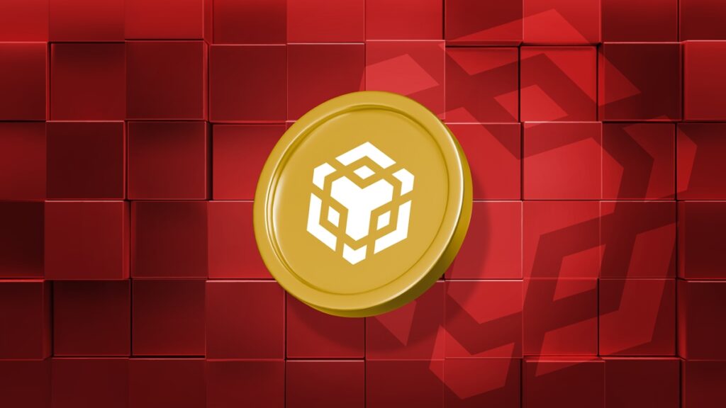 بایننس کوین و پس زمینه قرمز