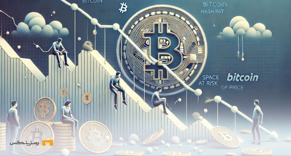 کاهش نرخ هش؛ موقعیت بیت کوین در خطر است