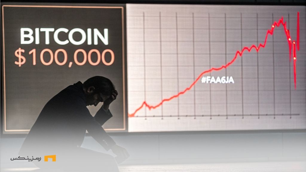 اثرات سقوط بیت کوین؛ نابودی بیش از ۵۰۰ میلیون دلار در یک روز