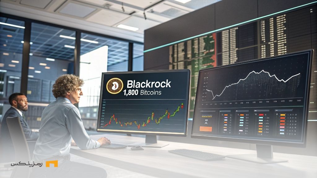 انتقال ۱۸۰۰ BTC از بلکراک به صرافی؛ آیا بازار آماده سقوط است؟