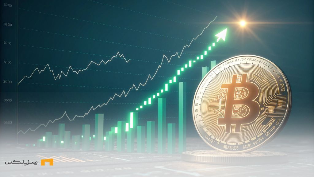 نمایش رشد قیمت بیتکوین تا ۸۵ هزار دلار با نمودار صعودی