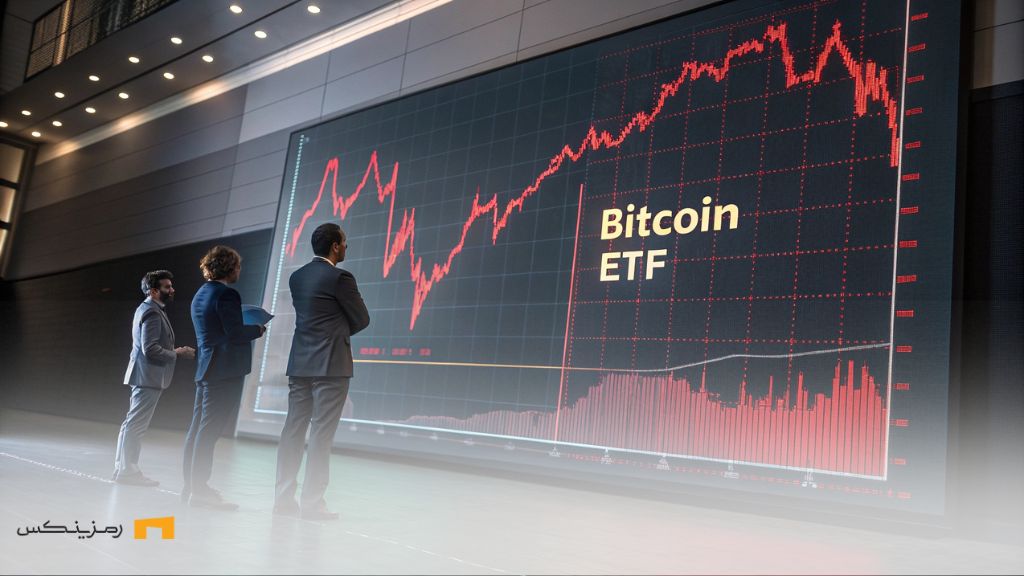 سقوط ETFهای بیت کوین؛ نمودارهای قرمز نزولی و معاملهگران نگران
