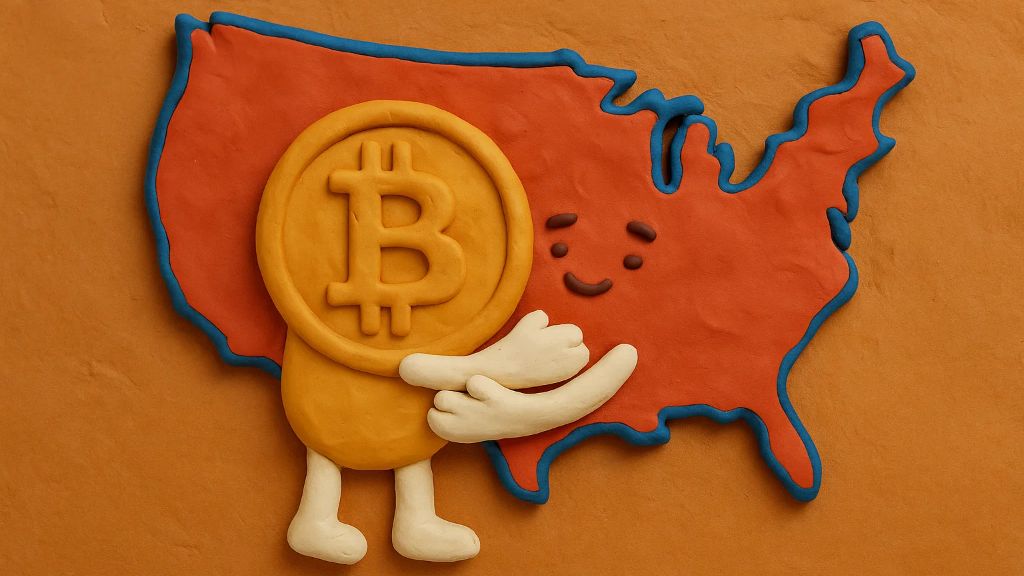 بیت کوین و آمریکا در آغوش هم، نماد رشد شاخص Bitcoin Premium Gap به منزله افزایش فشار خرید بیت کوین توسط آمریکاییها